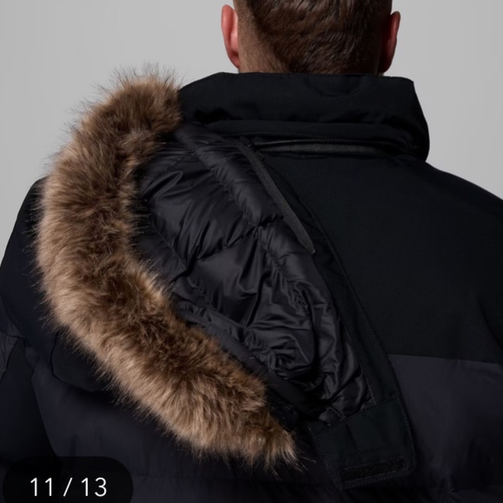 Columbia Black and Silver Jacket